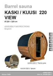 Sentiotec KASKI-220-V Instructions De Montage