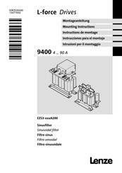 Lenze L-force 9400 Instructions De Montage