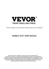 VEVOR 120972 Mode D'emploi