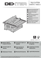 Dexter 450ETC1-18033.1 Mentions Légales & Consignes De Sécurité