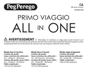 Peg-Perego PRIMO VIAGGIO ALL IN ONE Mode D'emploi