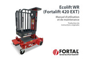 FORTAL Fortalift 420 EXT Manuel D'utilisation Et De Maintenance