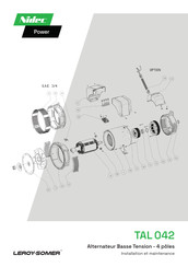 Leroy Somer Nidec Power TAL 042 Instructions D'installation Et De Maintenance