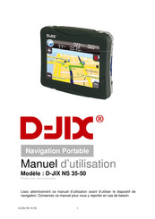 D-JIX NS 35-50 Manuel D'utilisation