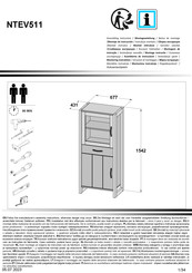 Forte NTEV511 Notice De Montage