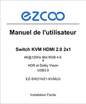 EZCOO EZ-SW21H21-KVMU3 Manuel De L'utilisateur