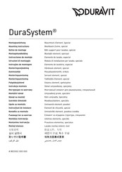 DURAVIT DuraSystem WD2005000000 Notice De Montage