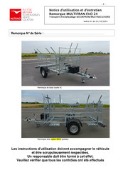 Altrad MULTIFRAN EVO 24 Notice D'utilisation Et D'entretien