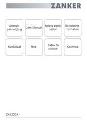 ZANKER ZKE320X Notice D'utilisation