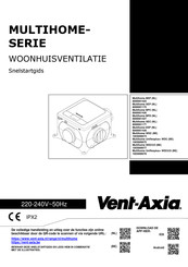 Vent-Axia Multihome WDC Guide De Démarrage Rapide