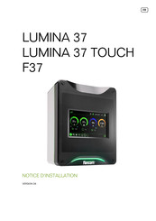 Fancom LUMINA 37 TOUCH Notice D'installation