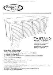 Pinnacle Design TV24203 Instructions De Montage