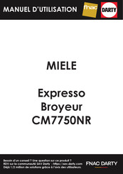 Miele CM7750NR Mode D'emploi