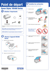 Epson Stylus NX400 Série Point De Départ