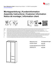 Rauch M2336 Instructions De Montage