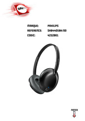 Philips Flite SHB4405BK/00 Mode D'emploi