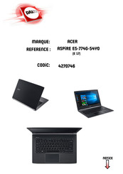 Acer Aspire F 17 Manuel D'utilisation