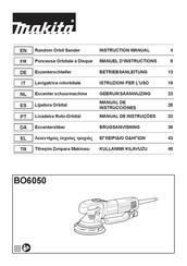 Makita BO6050 Manuel D'instructions