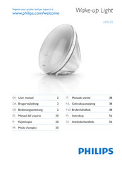 Philips Wake-up Light HF3520/60 Mode D'emploi