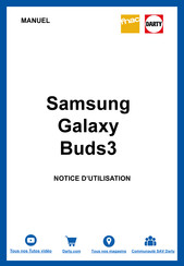 Samsung Galaxy Buds3 Pro Guide Utilisateur