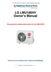 LG LMU186HV Manuel D'instructions