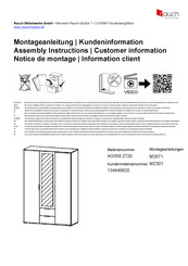 Rauch M2971 Instructions De Montage