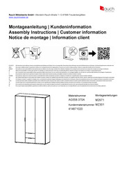 Rauch M2971 Instructions De Montage