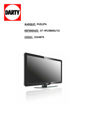 Philips HFL5880D/10 Mode D'emploi