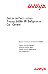 Avaya 2050 Guide De L'utilisateur