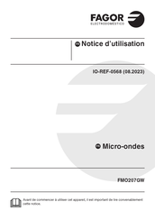 Fagor FMO207GW Notice D'utilisation