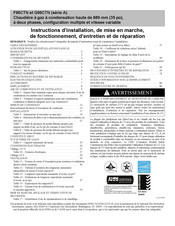 Carrier F96CTN Instructions D'installation, De Mise En Marche, De Fonctionnement, D'entretien Et De Réparation