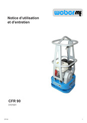 Weber mt CFR 90 Notice D'utilisation Et D'entretien