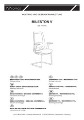 hjh OFFICE MILESTON V 751016 Instructions De Montage