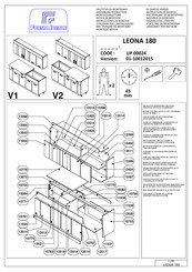 Forma Ideale LEONA 180 UP 00024 Notice De Montage