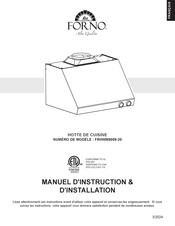 Forno FRHWM5009-30 Manuel D'instructions Et D'installation