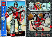 LEGO Knight's Kingdom Sir Adric 8704 Mode D'emploi