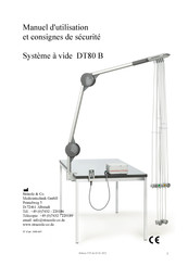 Strässle & Co DT80 B Manuel D'utilisation Et Consignes De Sécurité