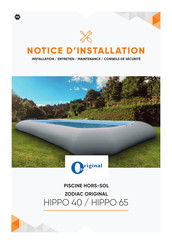 CF GROUP ZODIAC ORIGINAL HIPPO 40 Notice D'installation