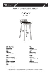 hjh OFFICE LONSO W 729462 Instructions De Montage