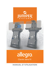 Juniper Systems Allegro Serie Manuel D'utilisation