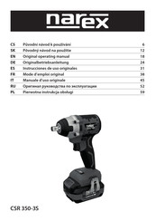 Narex CSR 350-3S Mode D'emploi Original