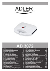 Adler europe AD 3072 Mode D'emploi