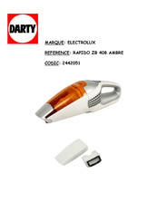 Electrolux RAPIDO ZB 408 AMBRE Manuel D'utilisation