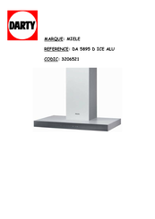 Miele DA 5890 D Notice D'utilisation Et De Montage