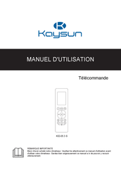 Kaysun KID-05.3 S Manuel D'utilisation