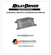 Morningstar RELAY DRIVER Manuel D'installation, D'utilisation Et D'entretien