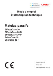 Linet EffectaCare 20 Mode D'emploi