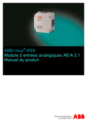 ABB i-bus KNX AE/A 2.1 Mode D'emploi