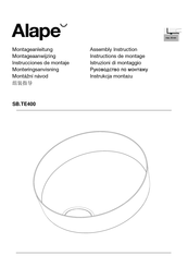 Alape SB.TE400 Instructions De Montage