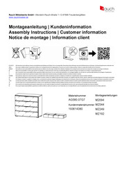 Rauch AGORDO AG580.07G7 Notice De Montage